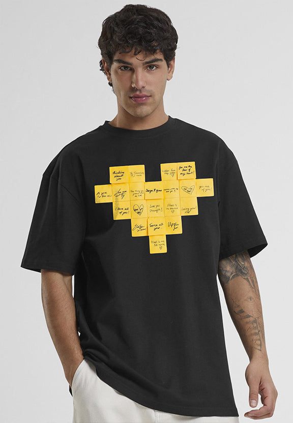 Yellow Love Notes - Oversized T-Shirt