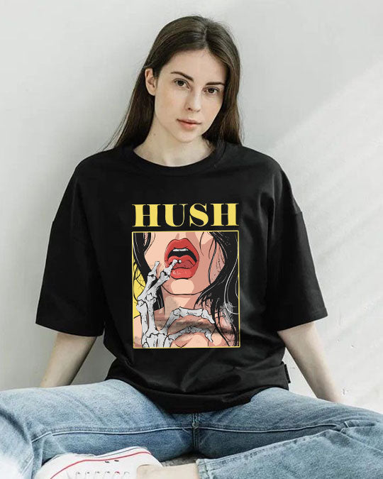 Hush - Oversized Classic T-Shirt  Oversized Tees