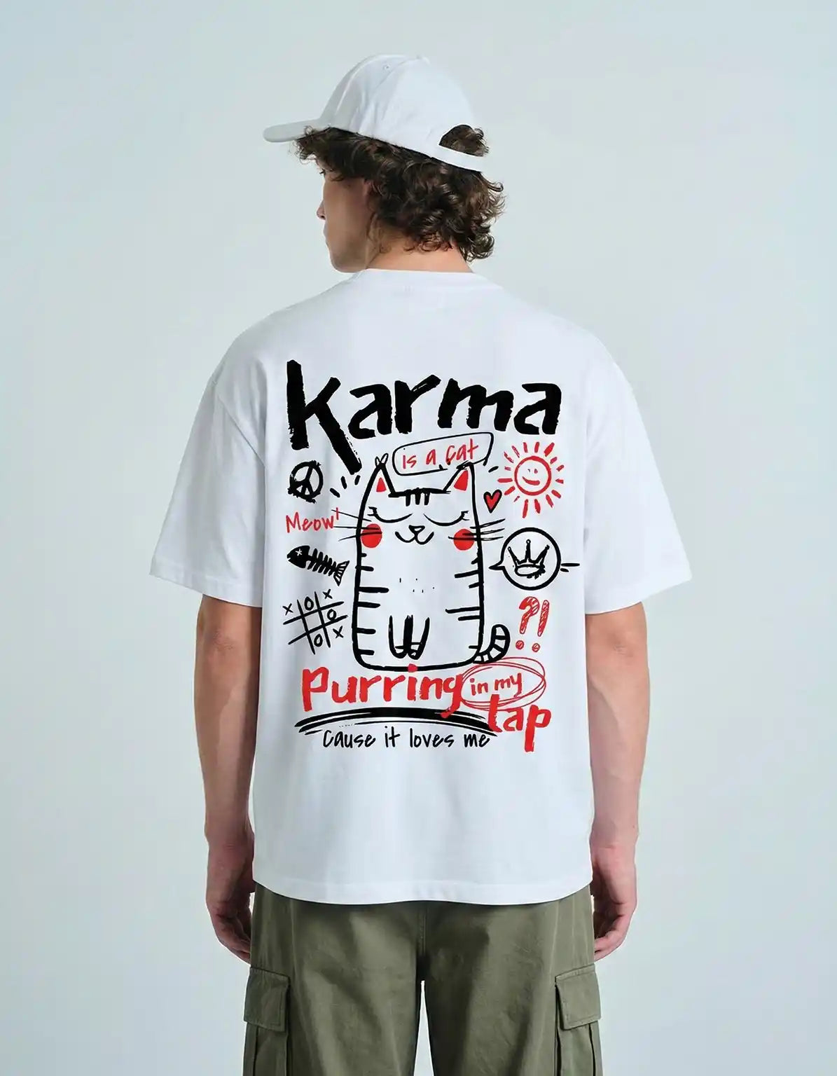 KARMA CAT - OVERSIZED T-SHIRT  Oversized Tshirts