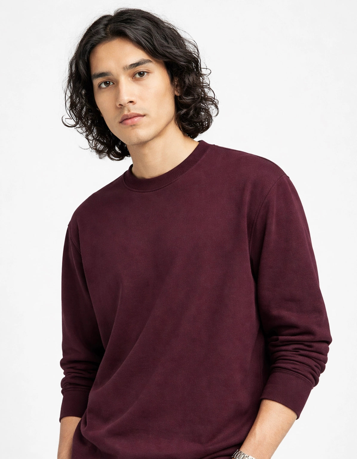 RICH MAROON - PREMIUM OVERSIZED SWEATSHIRT