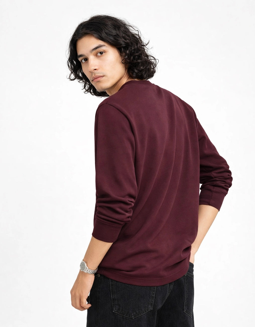 RICH MAROON - PREMIUM OVERSIZED SWEATSHIRT