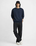 DEEP NAVY - PREMIUM OVERSIZED SWEATSHIRT