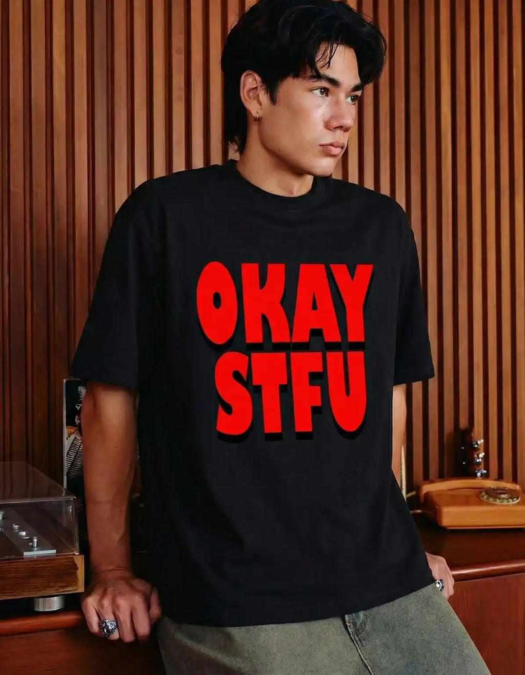 OKAY STFU - OVERSIZED T-SHIRT  Oversized Tshirts