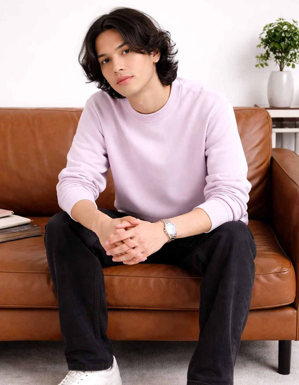 BLUSH PINK - PREMIUM OVERSIZED SWEATSHIRT