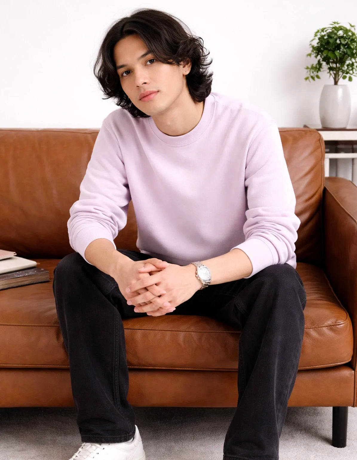BLUSH PINK - PREMIUM OVERSIZED SWEATSHIRT