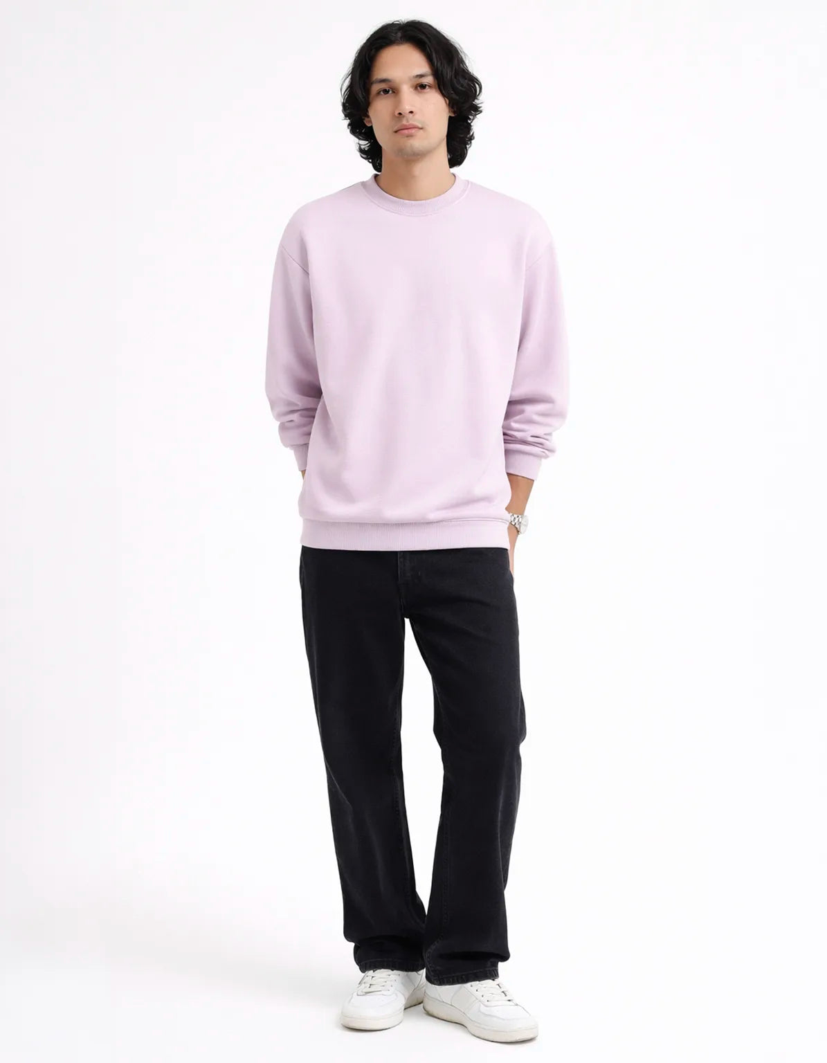 BLUSH PINK - PREMIUM OVERSIZED SWEATSHIRT