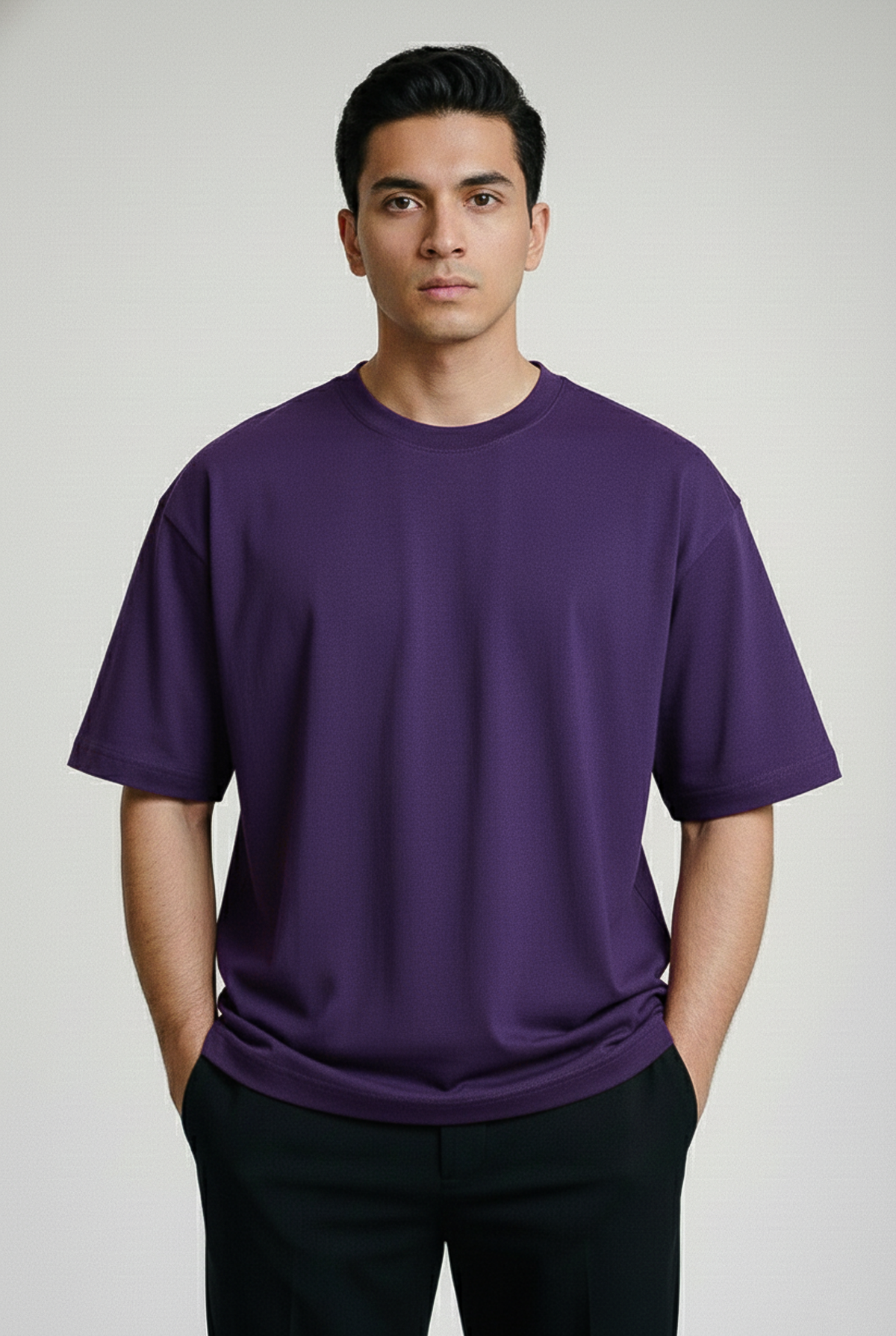 Purple - Oversized Classic T-Shirt  Oversized TShirts