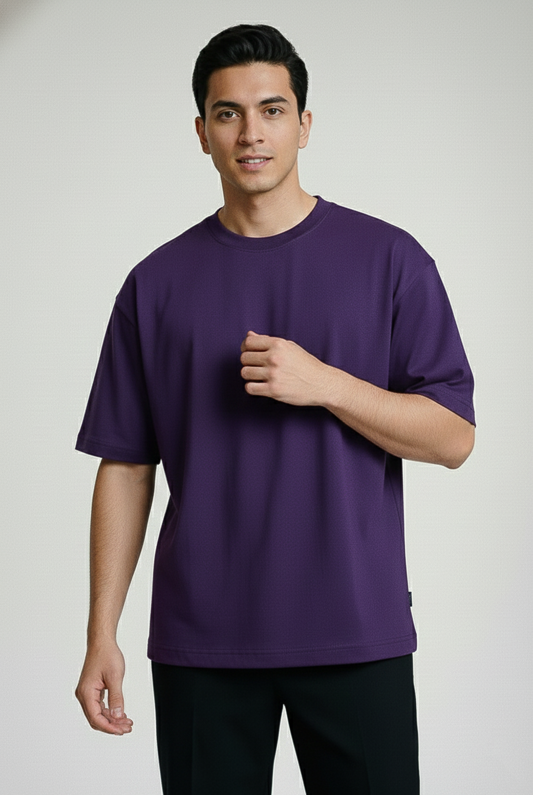 Purple - Oversized Classic T-Shirt  Oversized TShirts