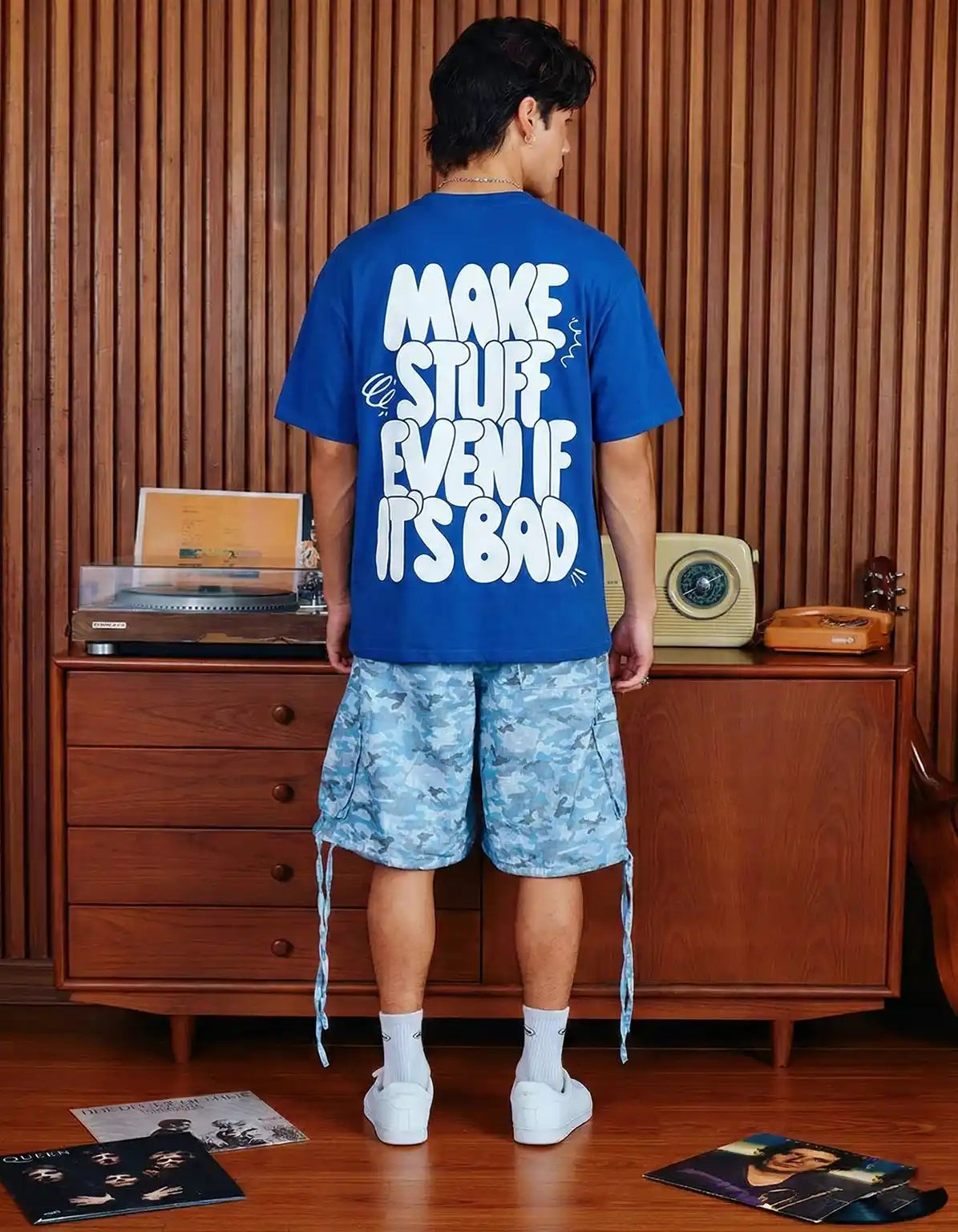MAKE STUFF EVEN IF BAD - OVERSIZED T-SHIRT  Oversized Tshirts