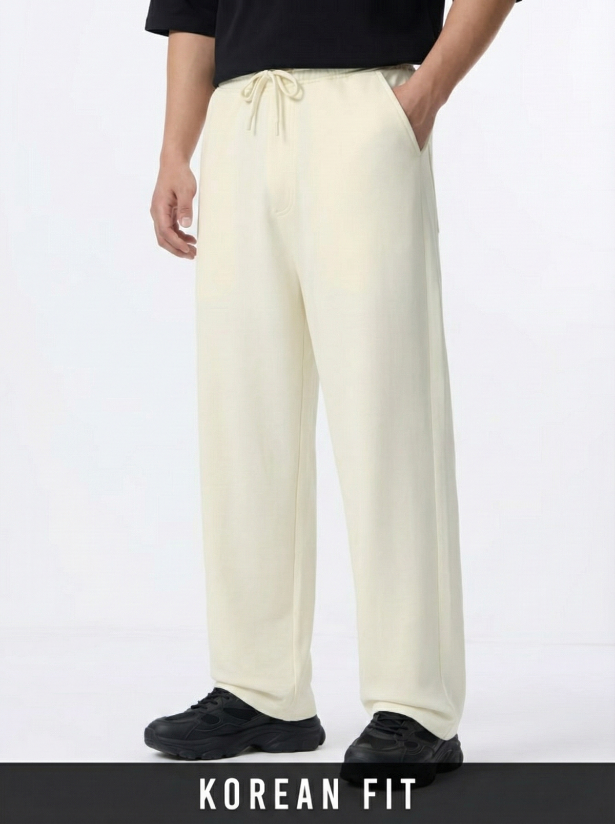 Korean Joggers: Off-White