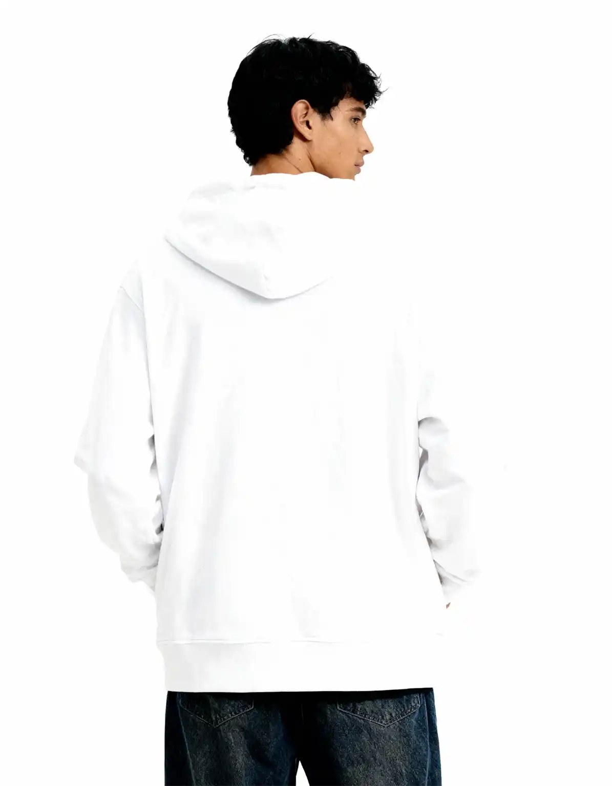 White - Premium Zip Hoodie  Zip Hoodie